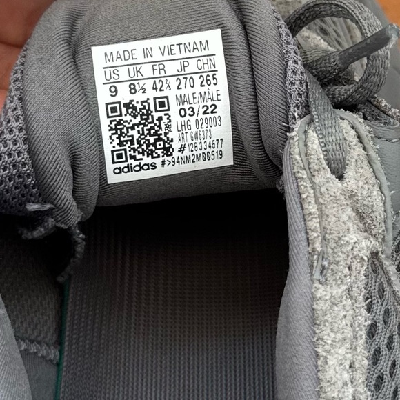Adidas Yeezy 500 Granite Mens Sneakers Size 9 - Picture 7 of 7